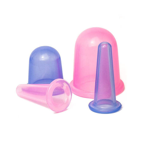 Silicone Massage Cupping Set (4) for cupping massage from Lierre Canada