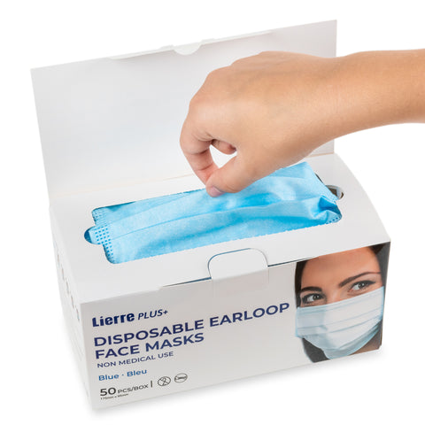 Lierre Plus disposable earloop face masks