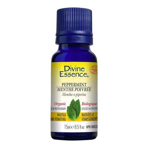 Peppermint Organic Essential Oil 15ml, DIVINE ESSENCE from Lierre.ca