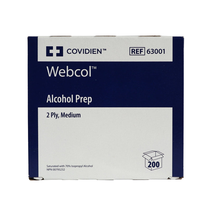 covidien webcol alcohol prep pads