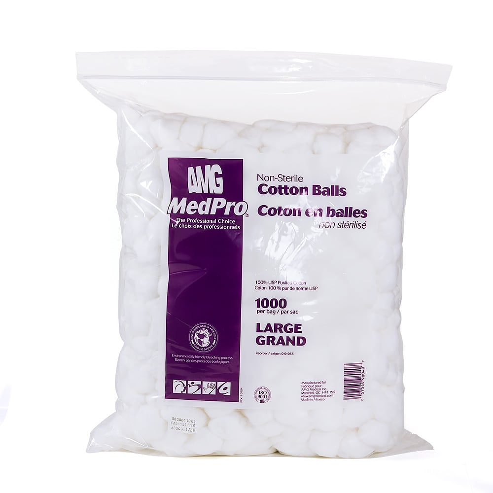  Dukal - 802 Cotton Balls, Non Sterile, Large (Pack of 2000) :  Beauty & Personal Care