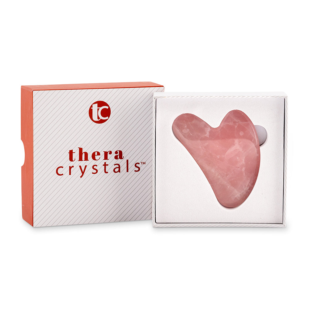 Thera Crystals® Jade Facial Gua Sha - Heart Shape 