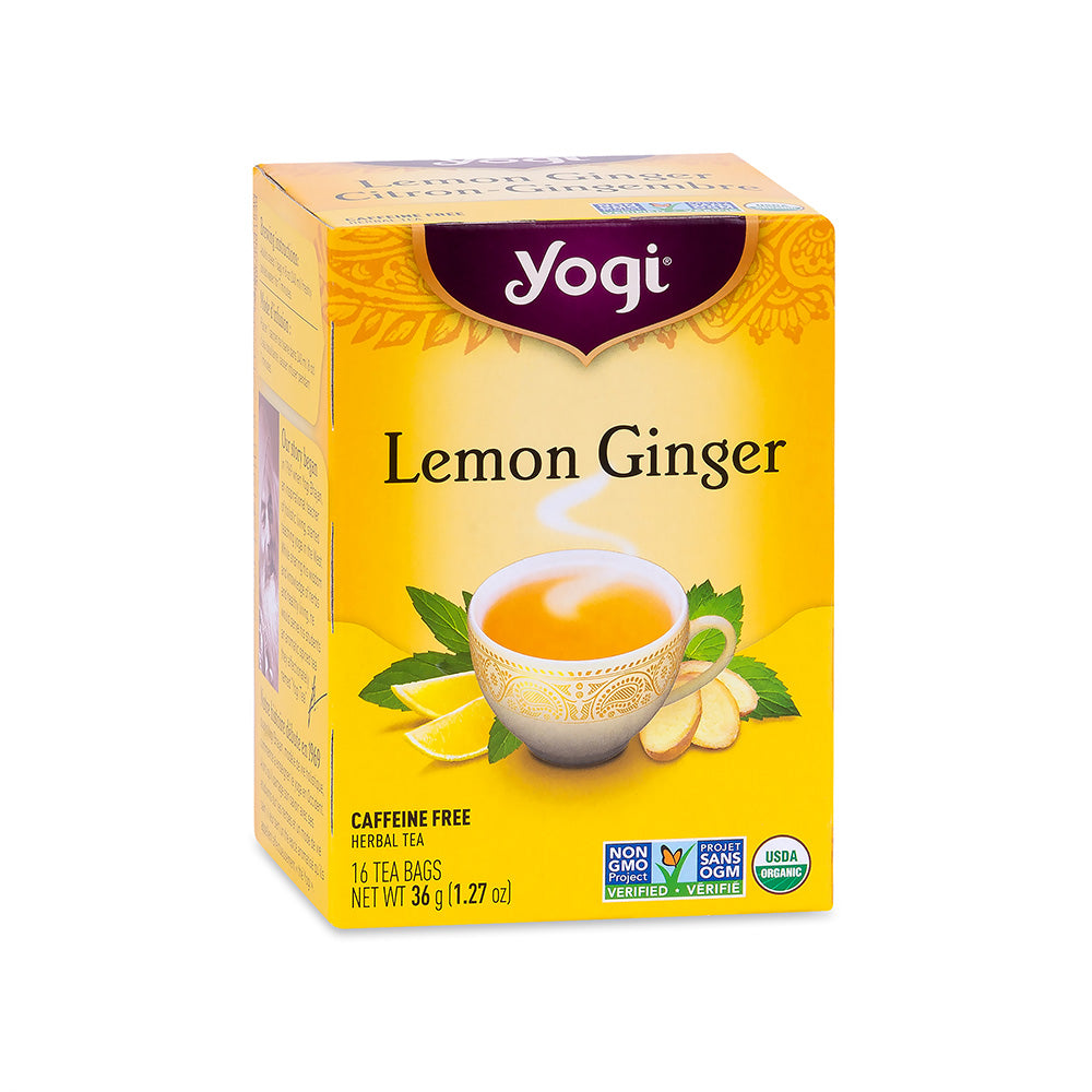 Yogi Tea Lemon Ginger Organic Herbal Tea Lierreca 5966