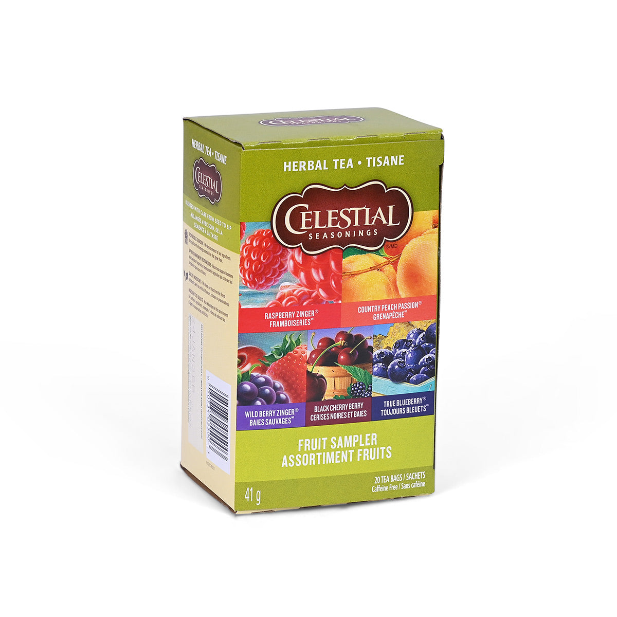 Celestial Country Peach Passion Herbal Tea 20 bags each ~ Lot of 2