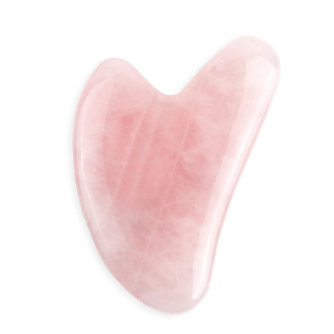 Rose Quartz Gua Sha - Thera Crystals™ (Heart Shape) Lierre Canada