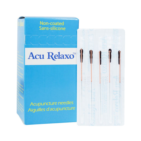 Acu relaxo non coated acupuncture needles Lierre.ca Canada for pain relief