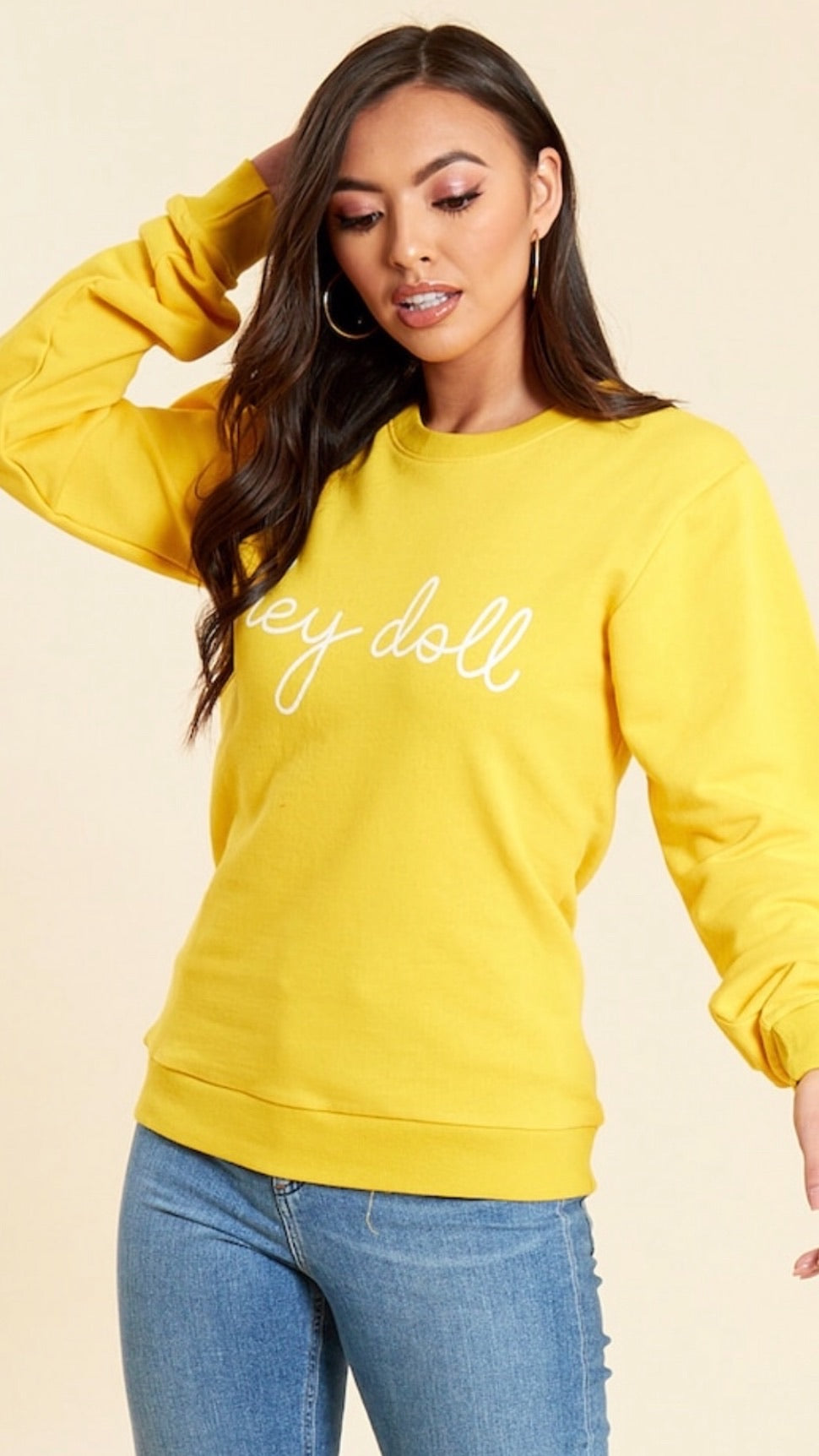 hey doll sweatshirt