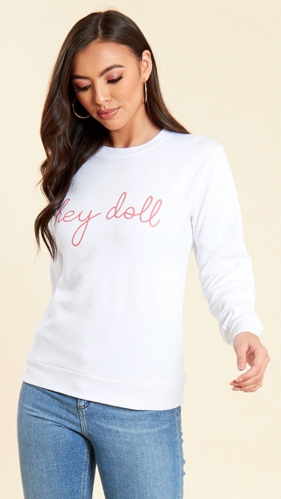 hey doll sweatshirt