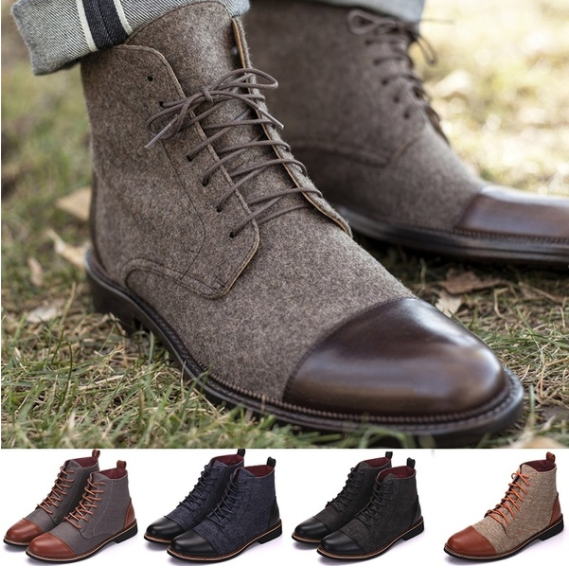 business casual mens boots