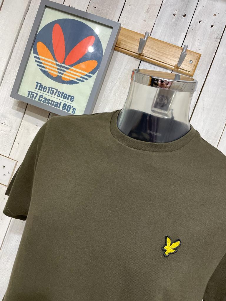 Lyle & Scott '400' Crew Tee - Festival Collection - Olive