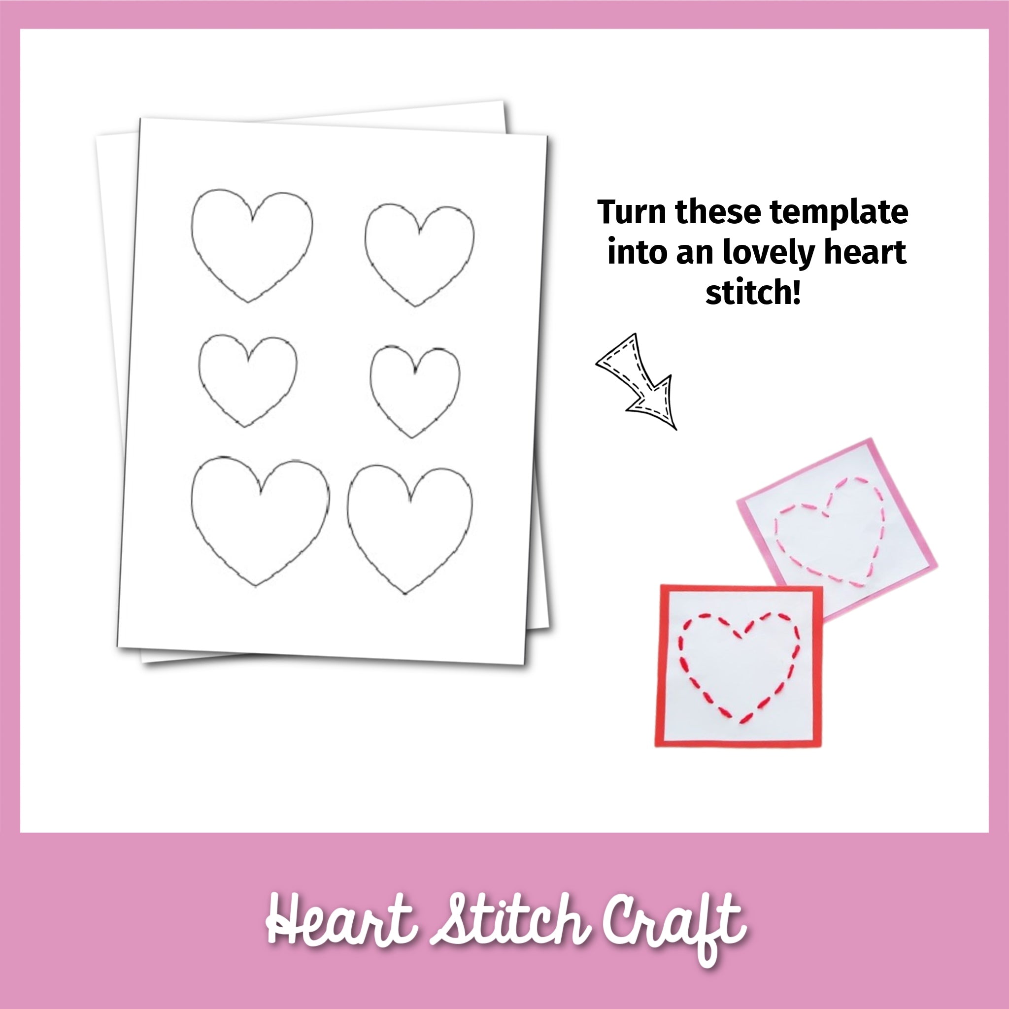 Valentine Rocket Ship Craft (with Template) - Crafting Jeannie