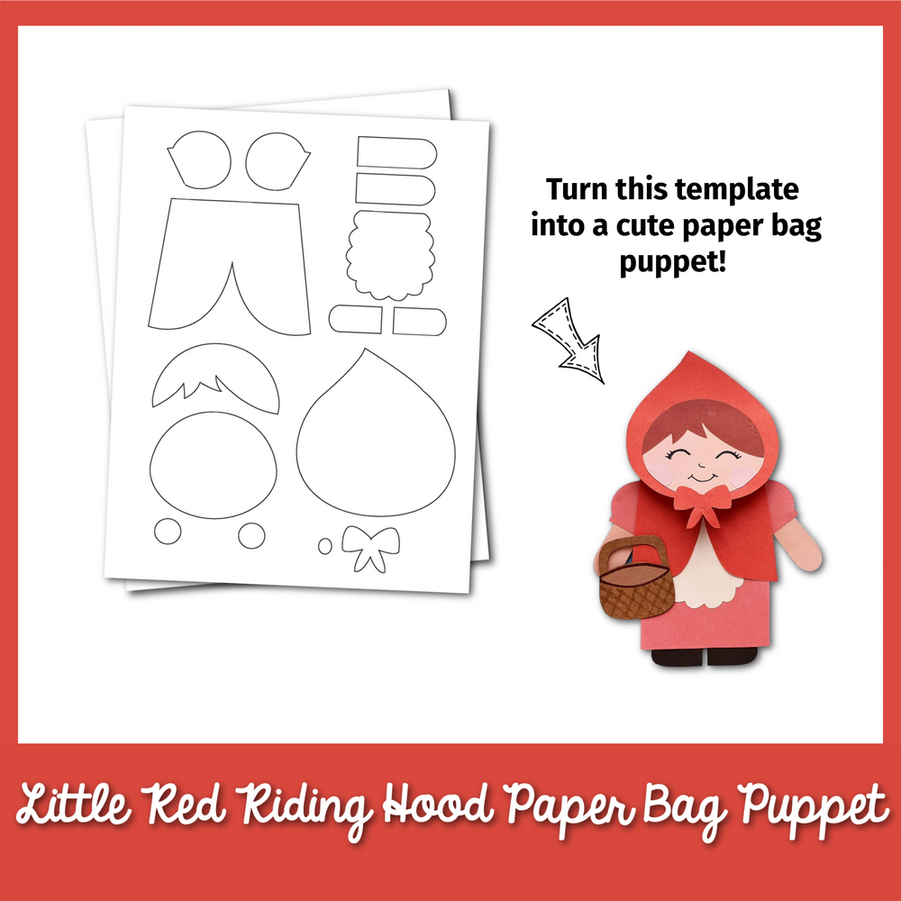 Easy & Fun Paper Bag Frog Puppet [Free Template] - Frosting and