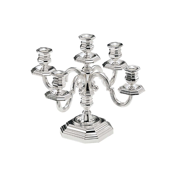 Candle Holder Candelabra Regina with 3 Arms Silver Plated – Amiramour