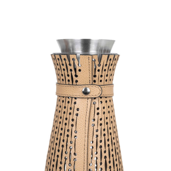 Pinetti  Style Leather Covered Thermal Carafe - Wine Carer, LLC.