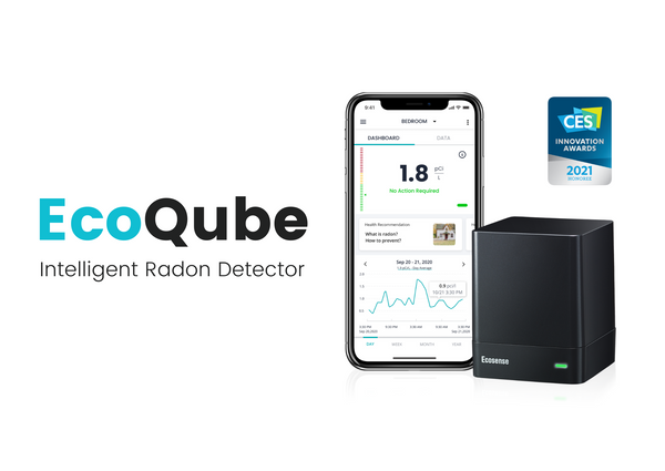 Détecteur de radon EcoQube