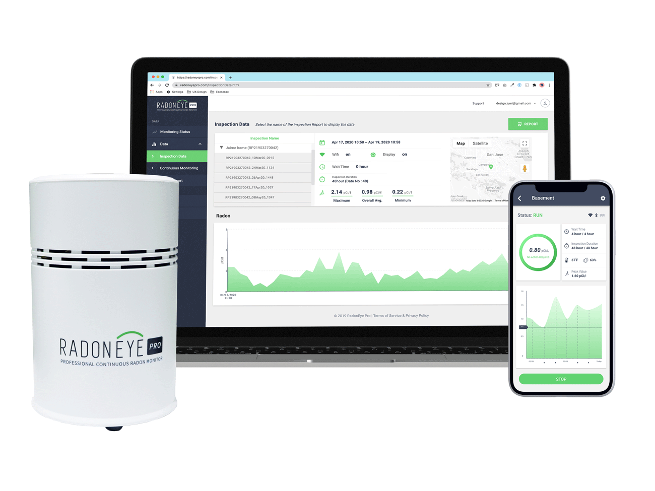 ecosense radon eye pro