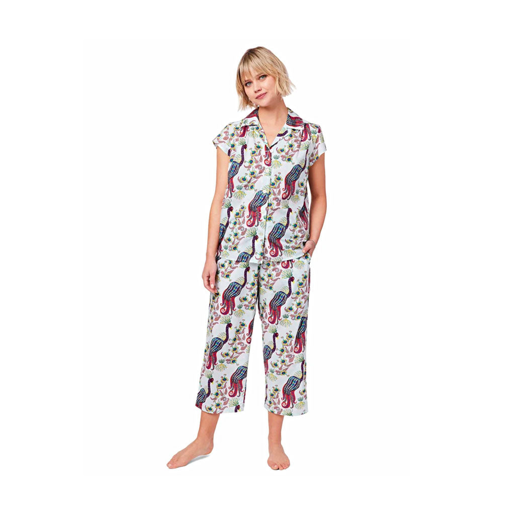 Lace capri pajama set by Cotn & Lu