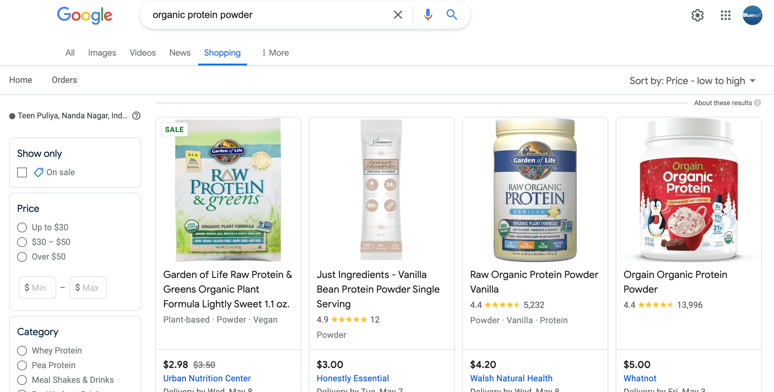 Google Shopping listing services: An image showing a computer screen with a well-organized product feed, optimized for maximum visibility and sales.