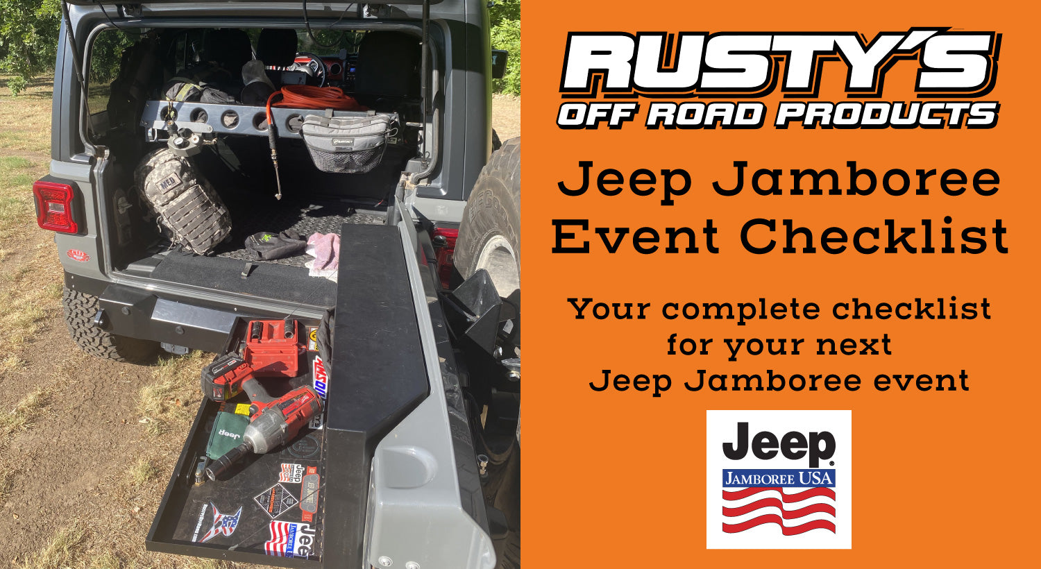 Jeep Jamboree Event Check List Rusty's OffRoad Products