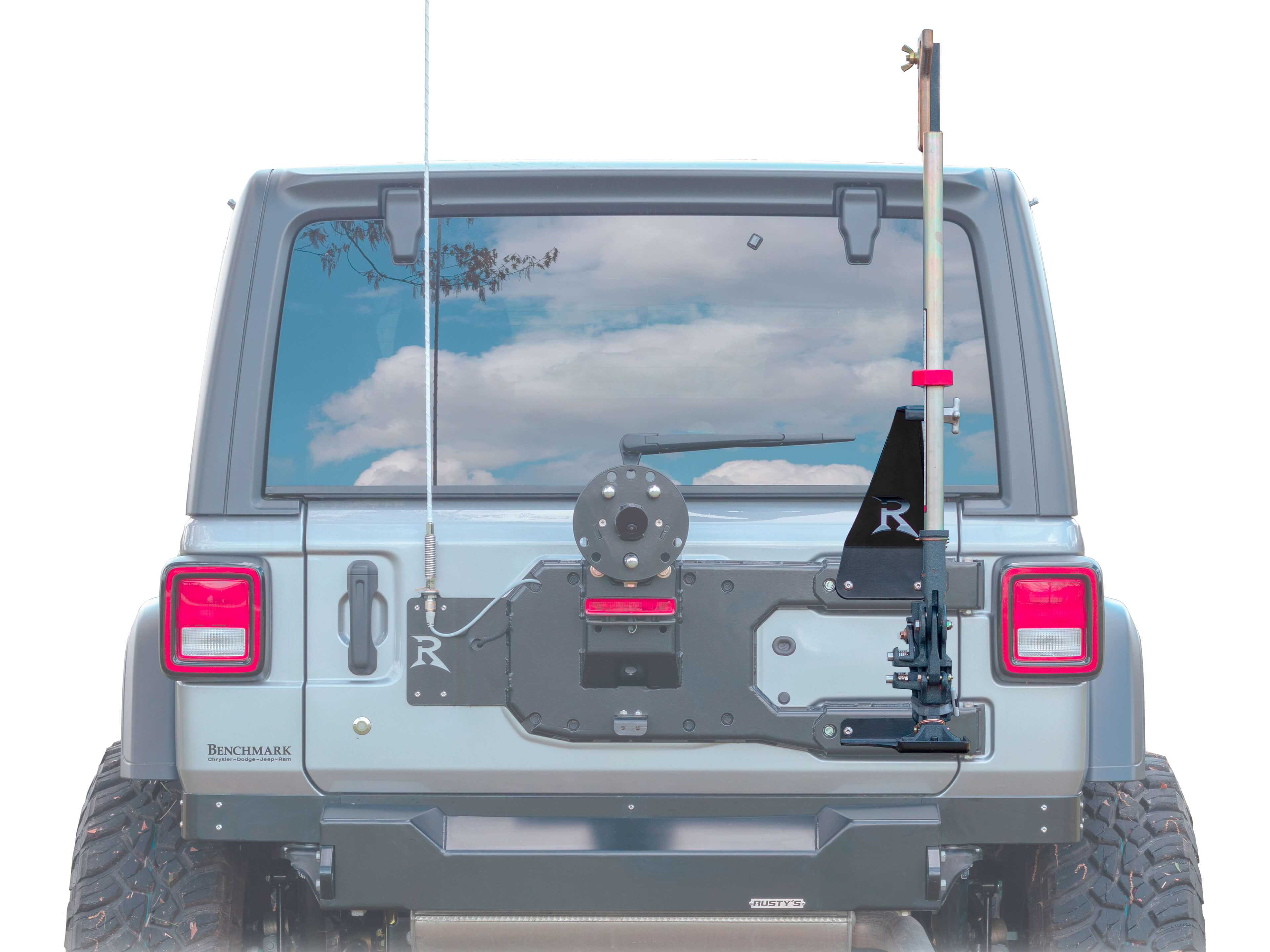 Rusty's Hi-Lift Jack Mount - JL Wrangler – Rusty's Off-Road Products