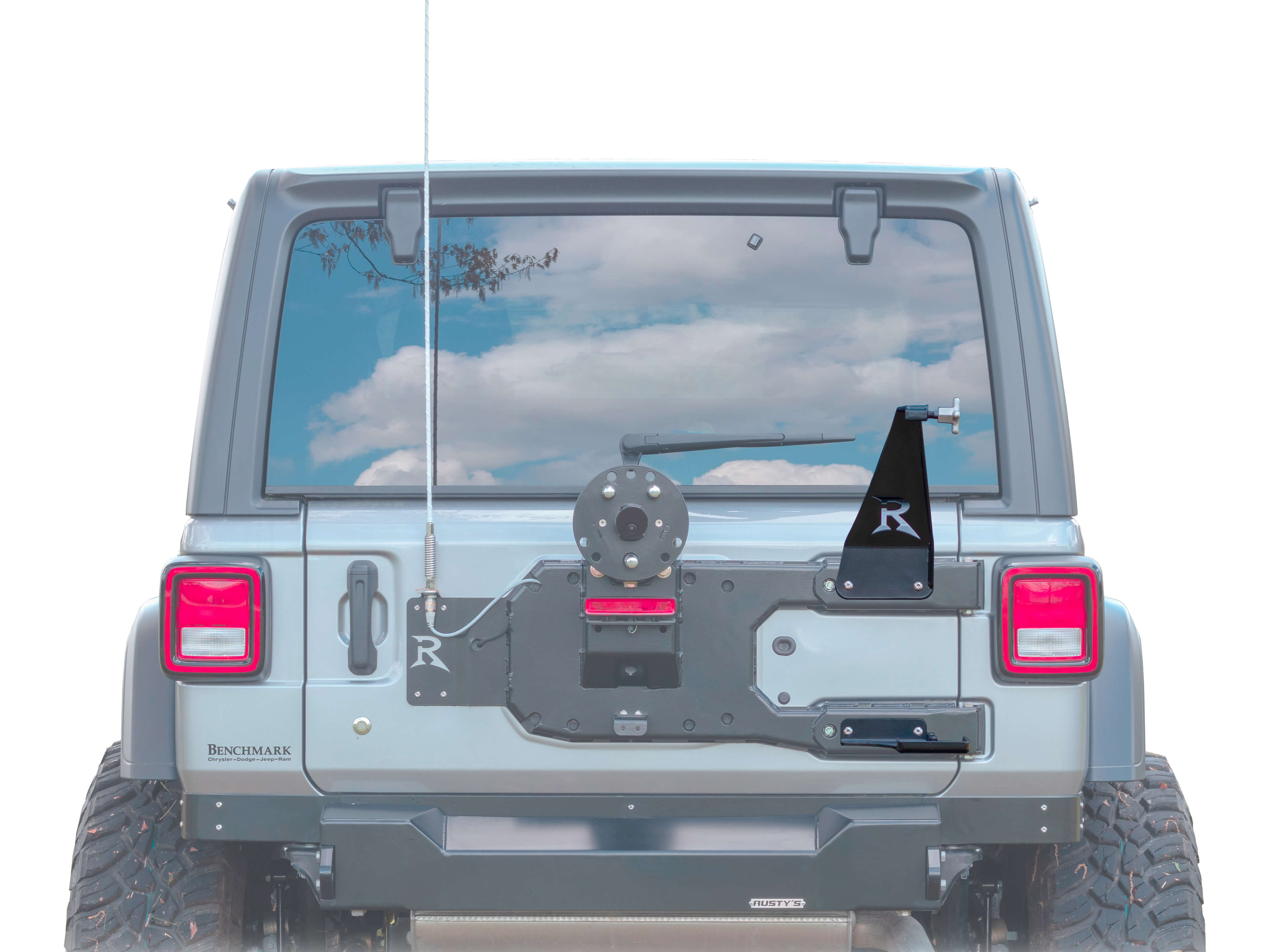 Rusty's Hi-Lift Jack Mount - JL Wrangler – Rusty's Off-Road Products