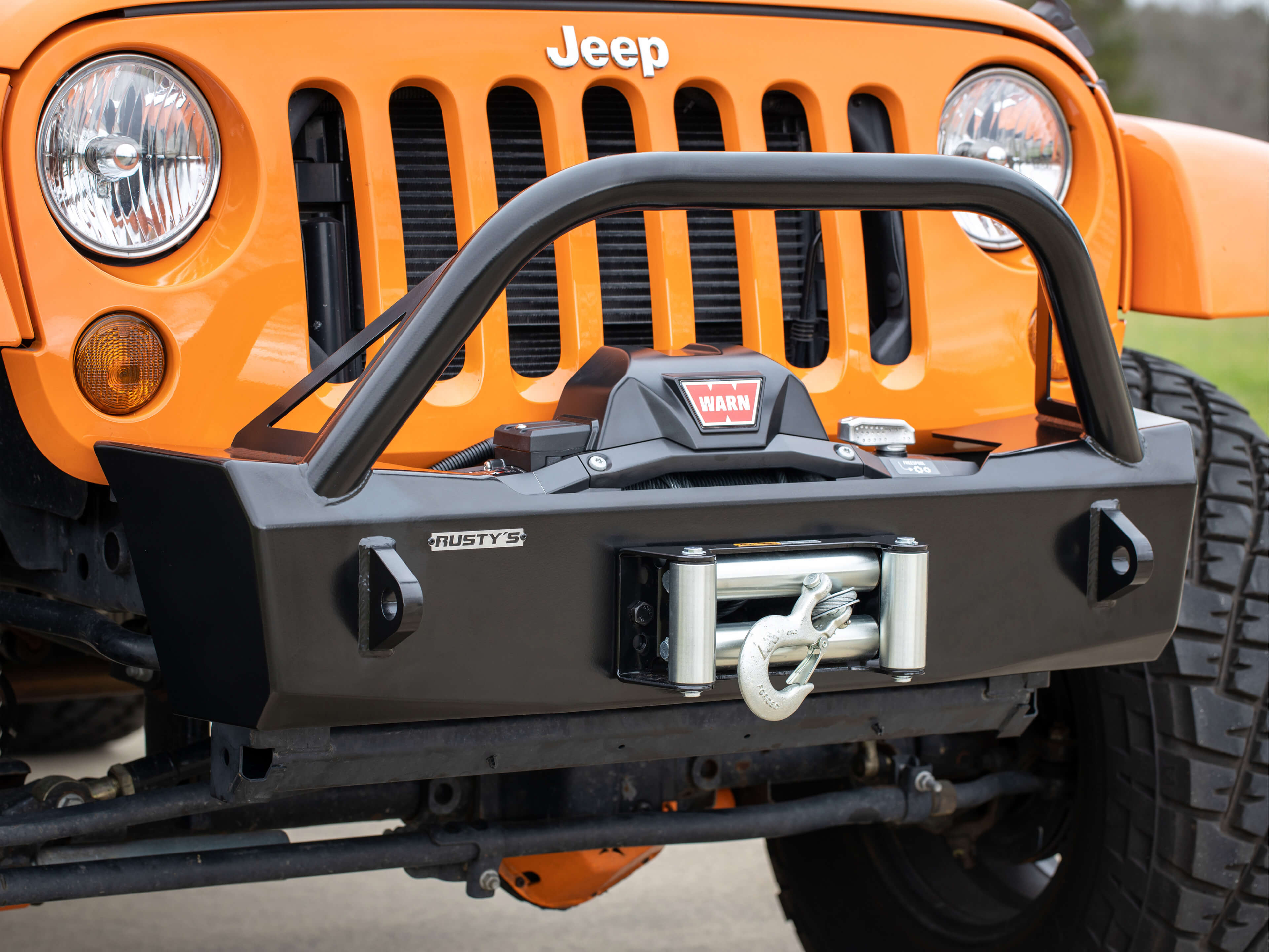 Rusty's JK Wrangler Stubby Front Trail Bumper – Rusty's Off-Road Products