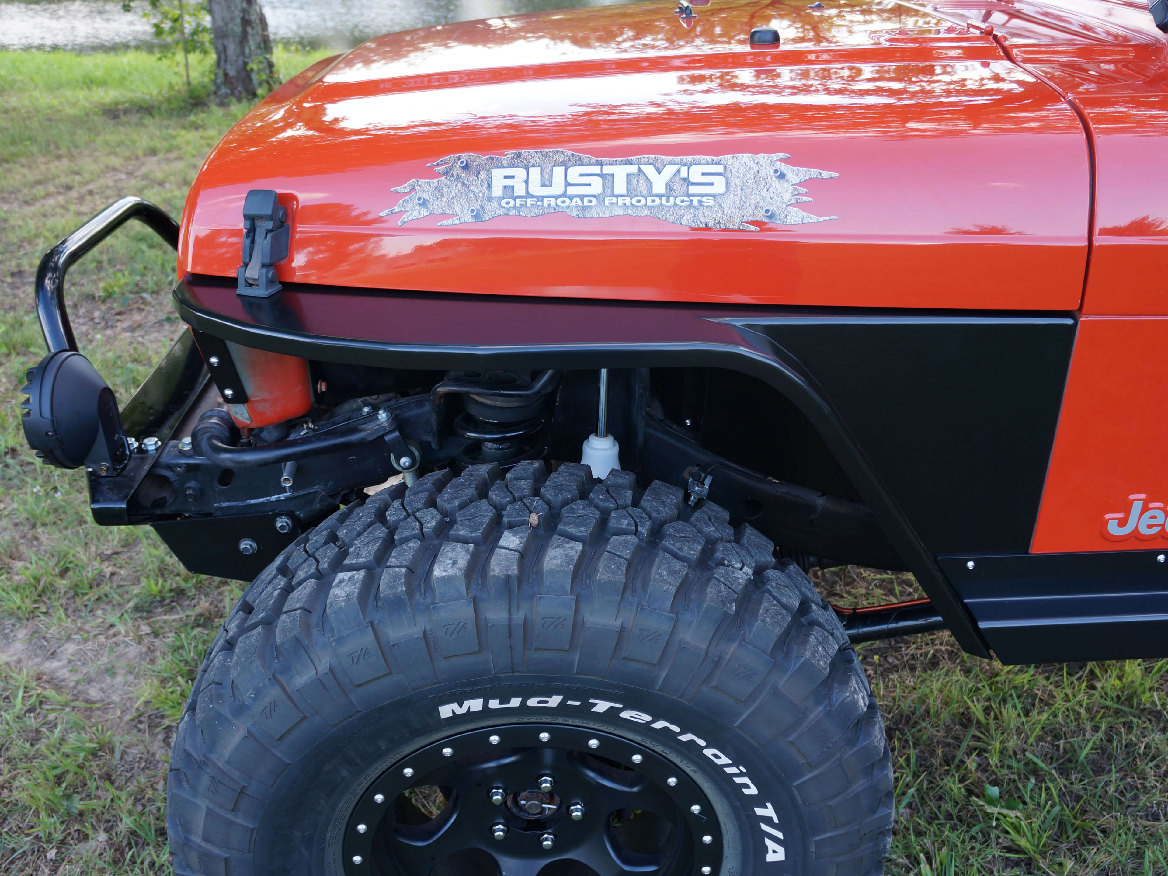 Rusty's Front Steel Fenders - '97-'06 TJ / LJ Wrangler – Rusty's Off-Road  Products