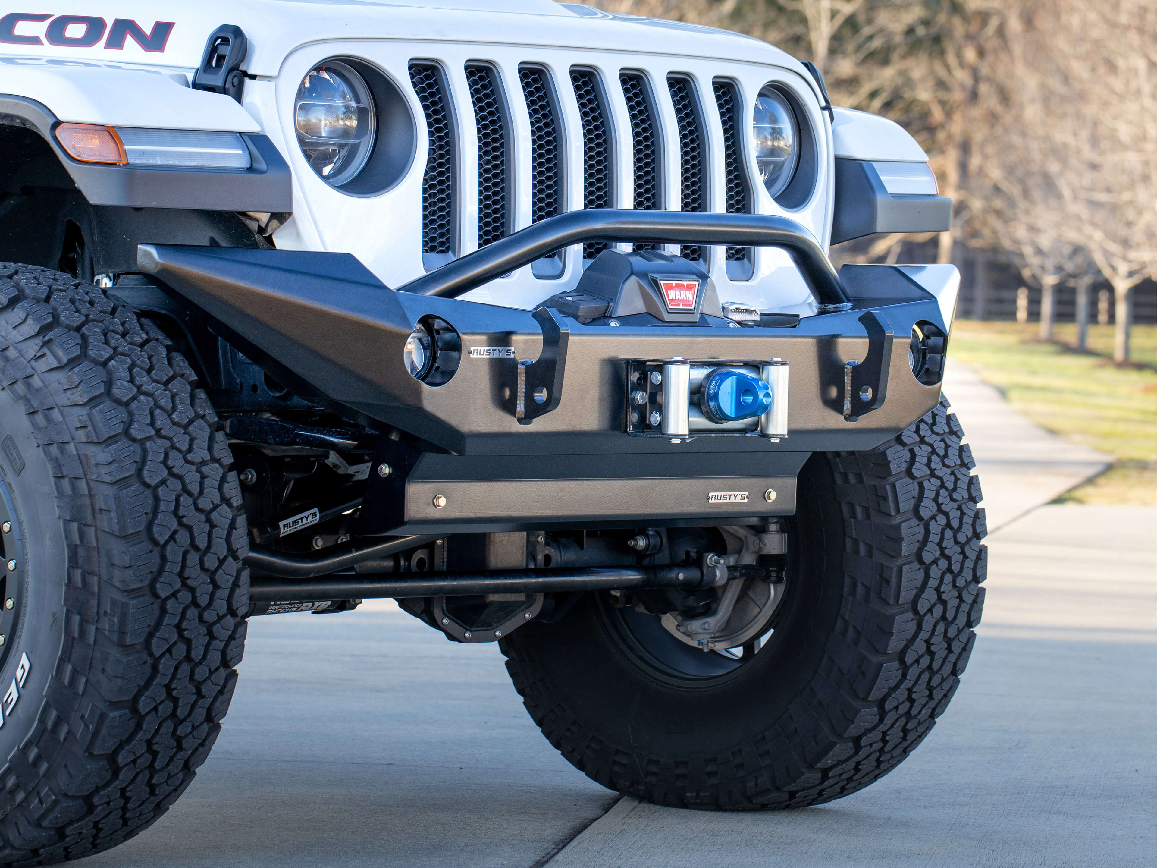 Rusty's JL Wrangler / JT Gladiator Full-Width Front Trail Bumper - Ser –  Rusty's Off-Road Products