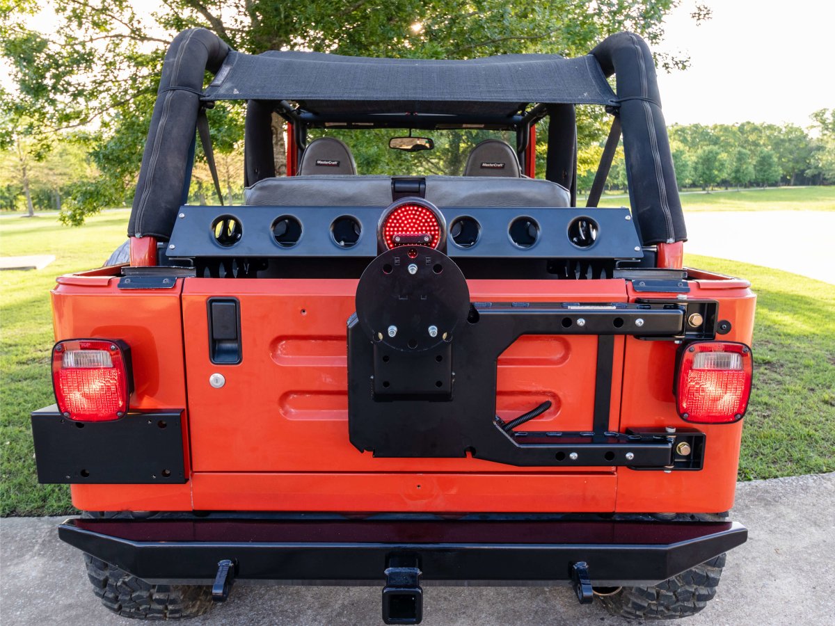 Rusty's Tire Carrier - 1997-2006 TJ / LJ Wrangler – Rusty's Off-Road  Products
