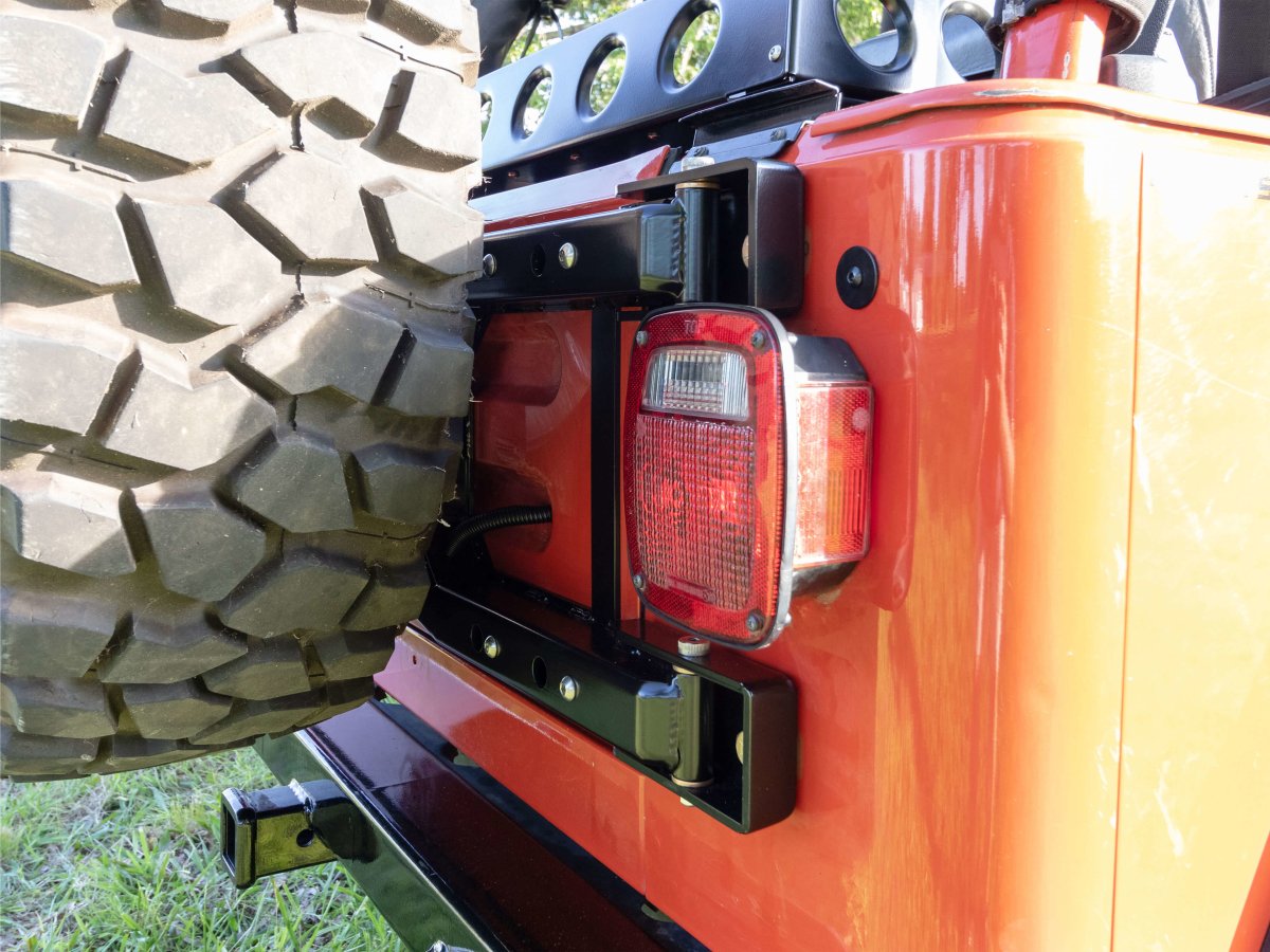 Rusty's Tire Carrier - 1997-2006 TJ / LJ Wrangler – Rusty's Off-Road  Products