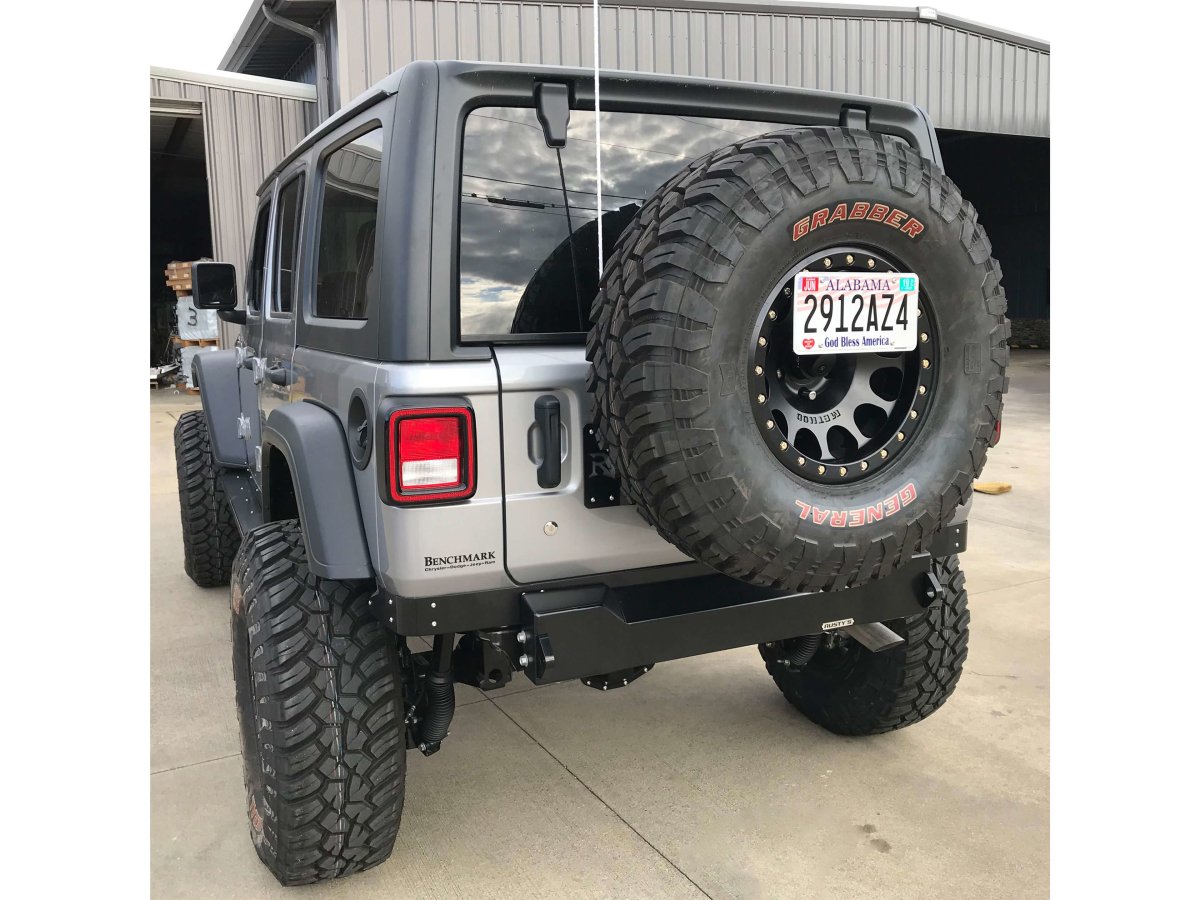 Rusty's Tire Carrier - 2018 and Later JL Wrangler – Rusty's Off-Road  Products