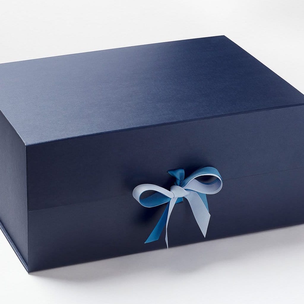 Black A4 Deep Gift Boxes with changeable ribbon