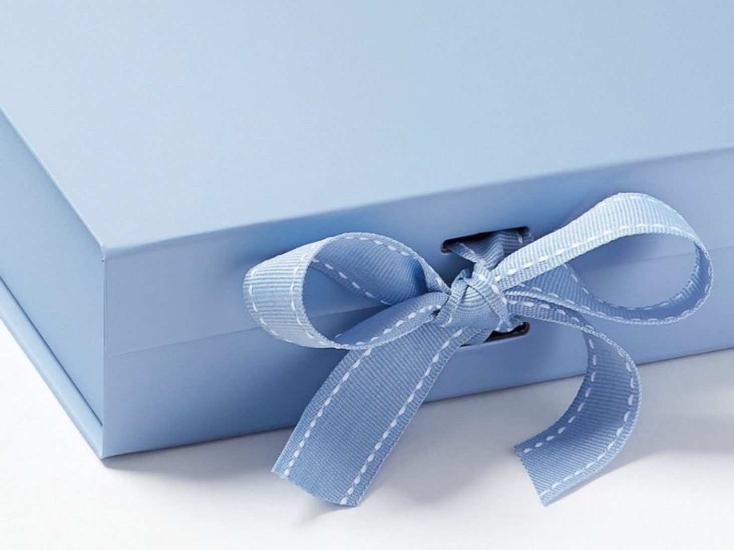 light blue gift ribbon