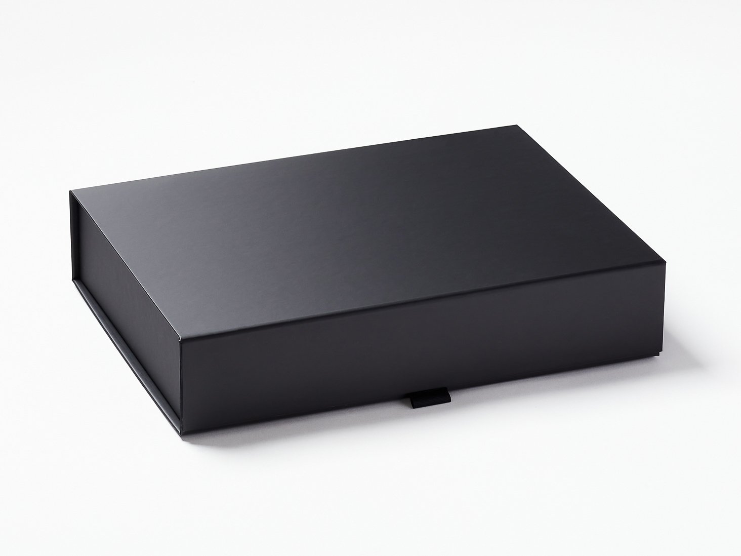 applaus In zicht Uitsluiten Wholesale Black A5 Shallow High Quality Luxury Folding Gift Hamper Box -  FoldaBox USA