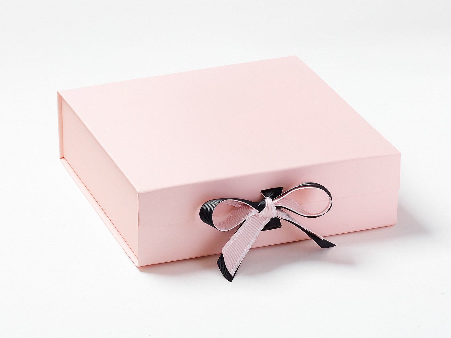 Wholesale Luxury Pale Pink Large Folding Gift Boxes Changeable Ribbon ...