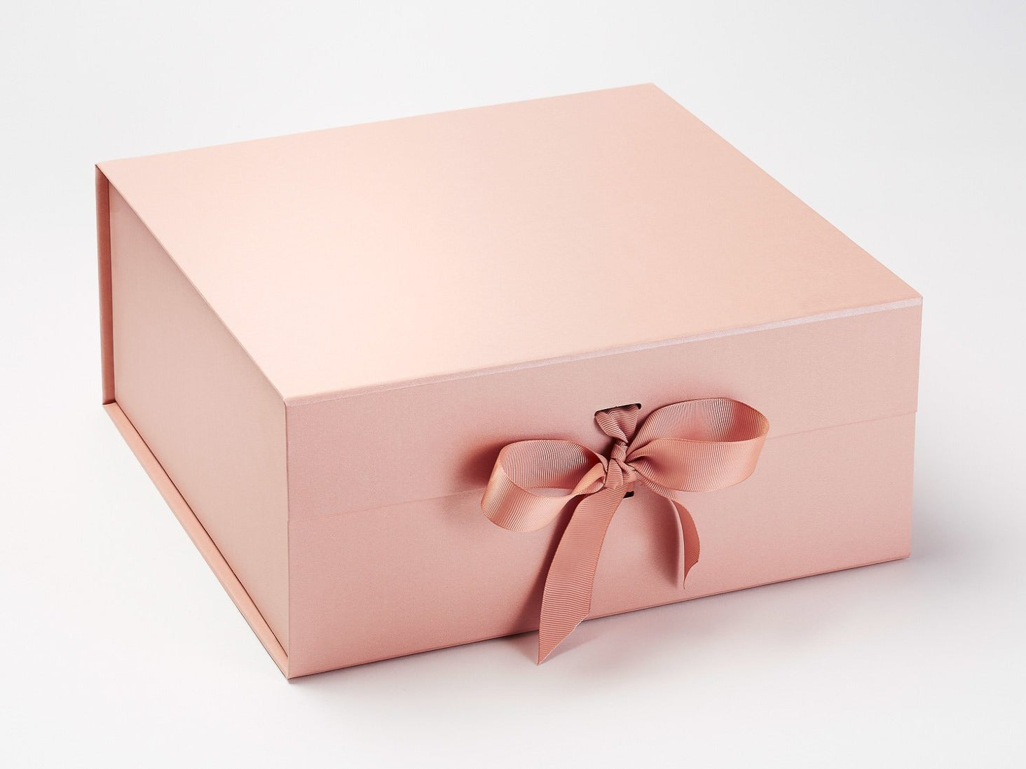 Sample Rose Gold A5 Deep Gift Box with changeable Ribbon