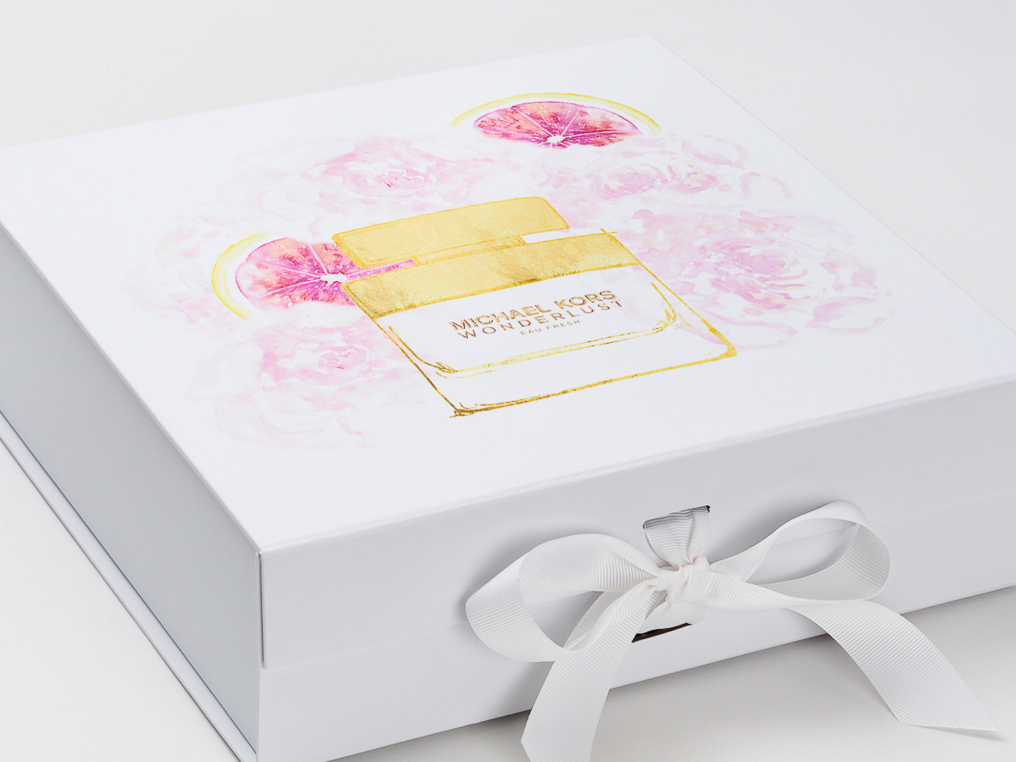 Luxury White Folding Gift Boxes with Changeable