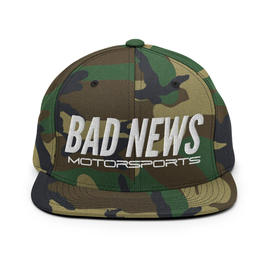 Bad News Rising Sun Snapback Hat