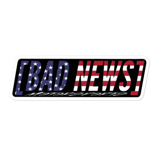 Rising Sun Bad News Sticker