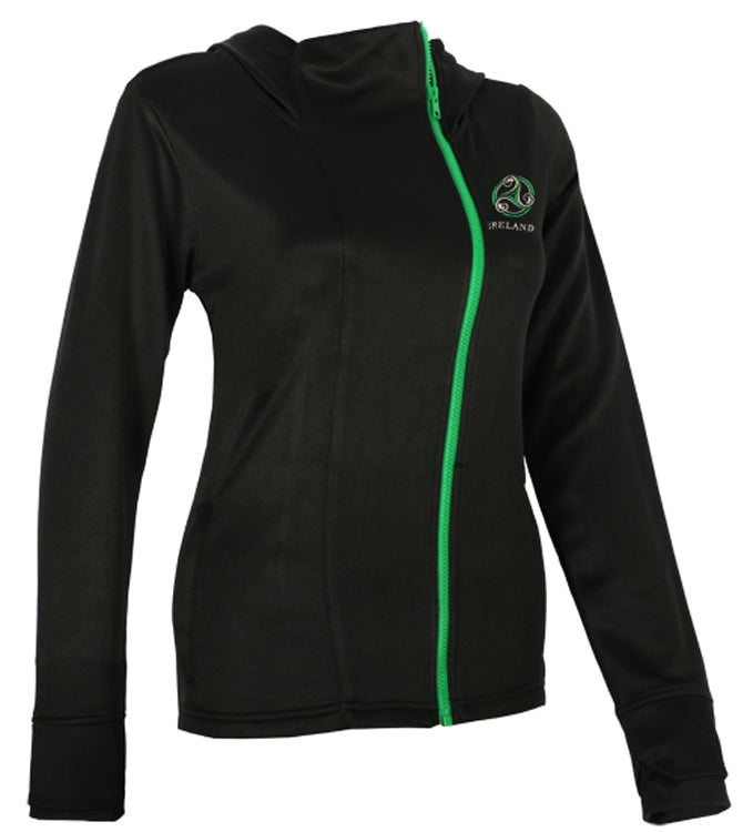 Women's Triskele Side Zip Hoody