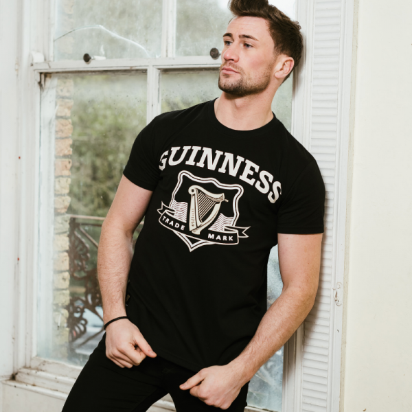 Guinness Black Trademark Label Tee