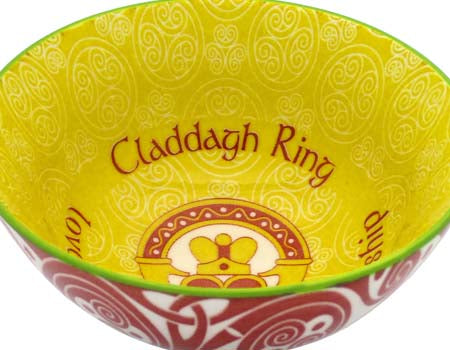 Claddagh Ring Ceramic Bowl