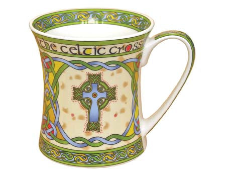 Celtic High Cross Bone China Mug