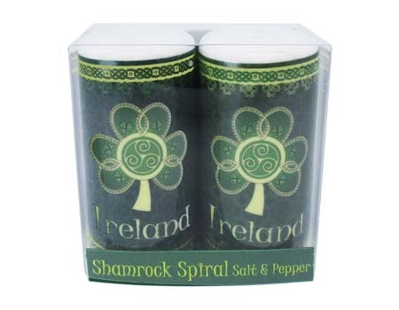 Shamrock Spiral Salt & Pepper Set