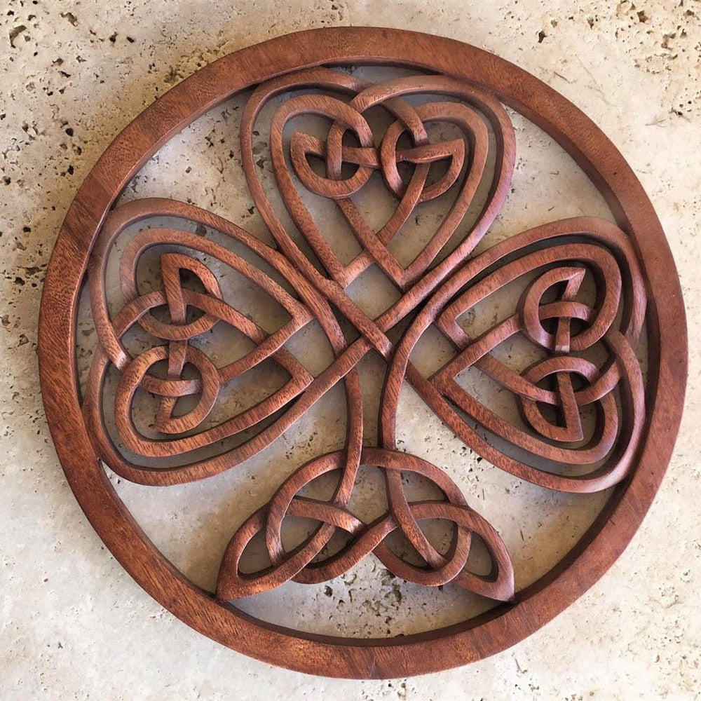 Shamrock Wood Carving