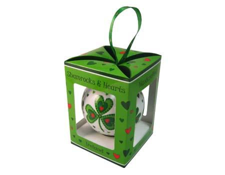 Shamrocks & Hearts Ornament