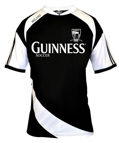 Guinness Toucan Black, Green and White Hockey Jersey, Large