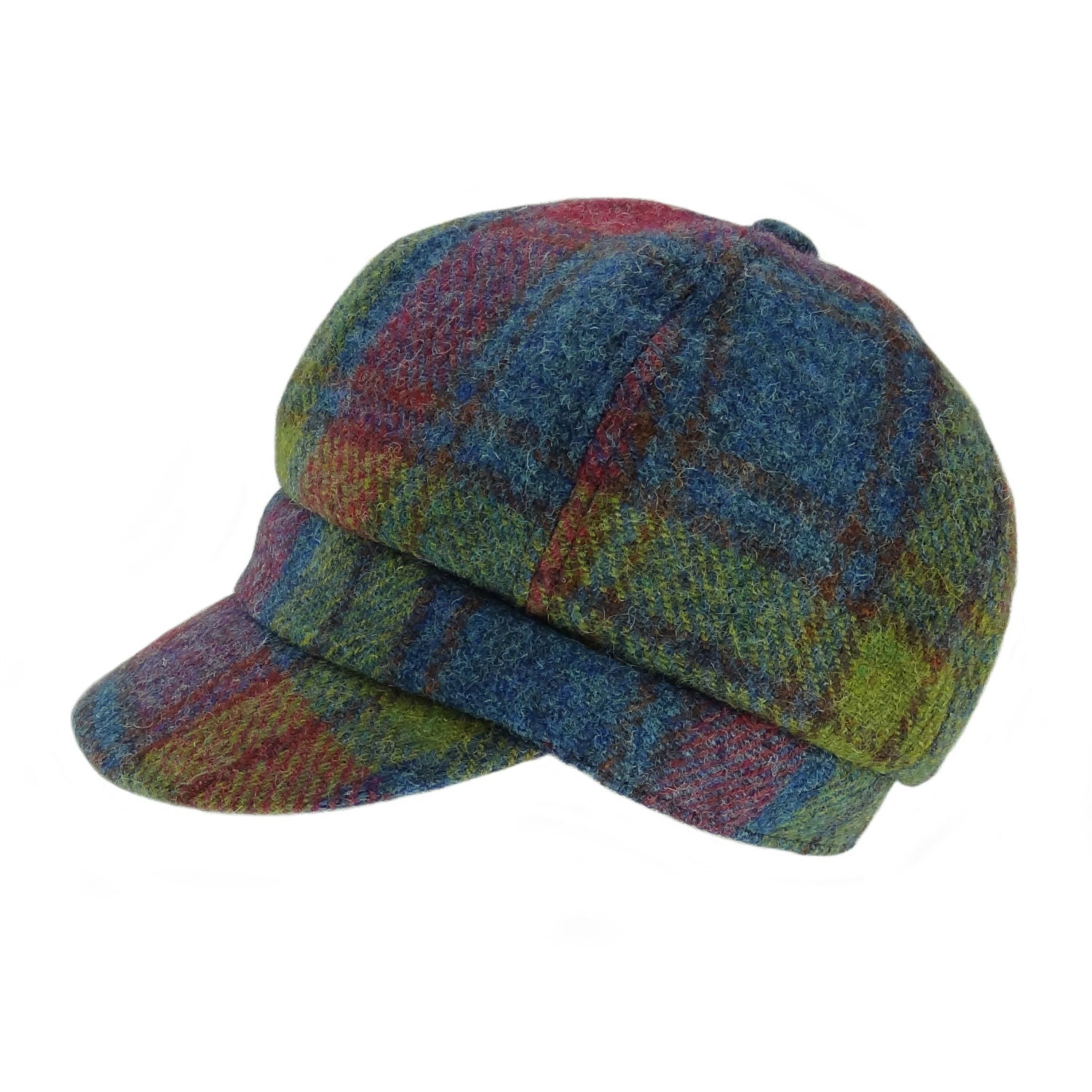 Women's Scottish Harris Tweed Newsboy Hat