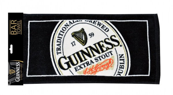 Guinness English Label Bar Towel