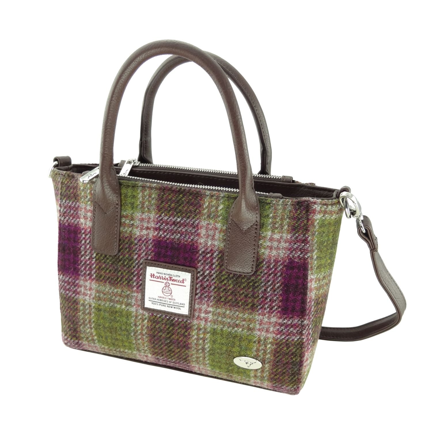 Harris Tweed Small Tote Bag with Shoulder Strap | 10% Off Your First ...